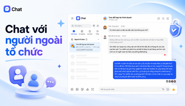 Chat với người ngoài tổ chức