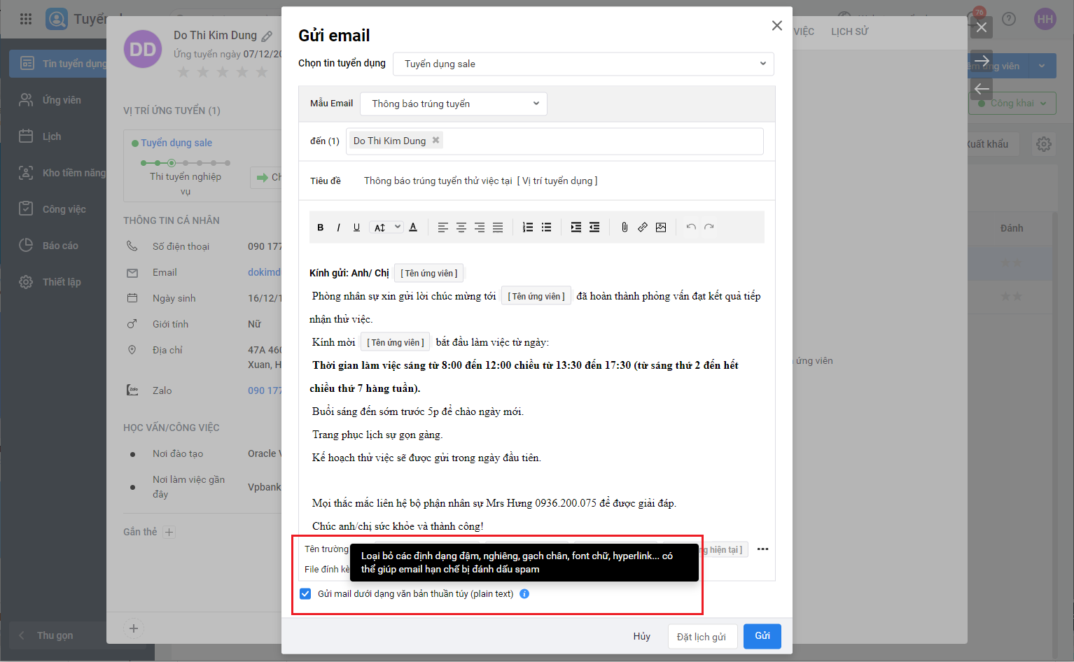 Plain text email format Vietnam: Một email được viết theo định dạng văn bản đơn giản, không có hình ảnh hay định dạng phức tạp, sẽ giúp bạn gửi thông điệp của mình một cách dễ dàng và nhanh chóng. Với Plain Text, bạn sẽ có thể giữ liên lạc với các đối tác và khách hàng một cách hiệu quả và chuyên nghiệp.